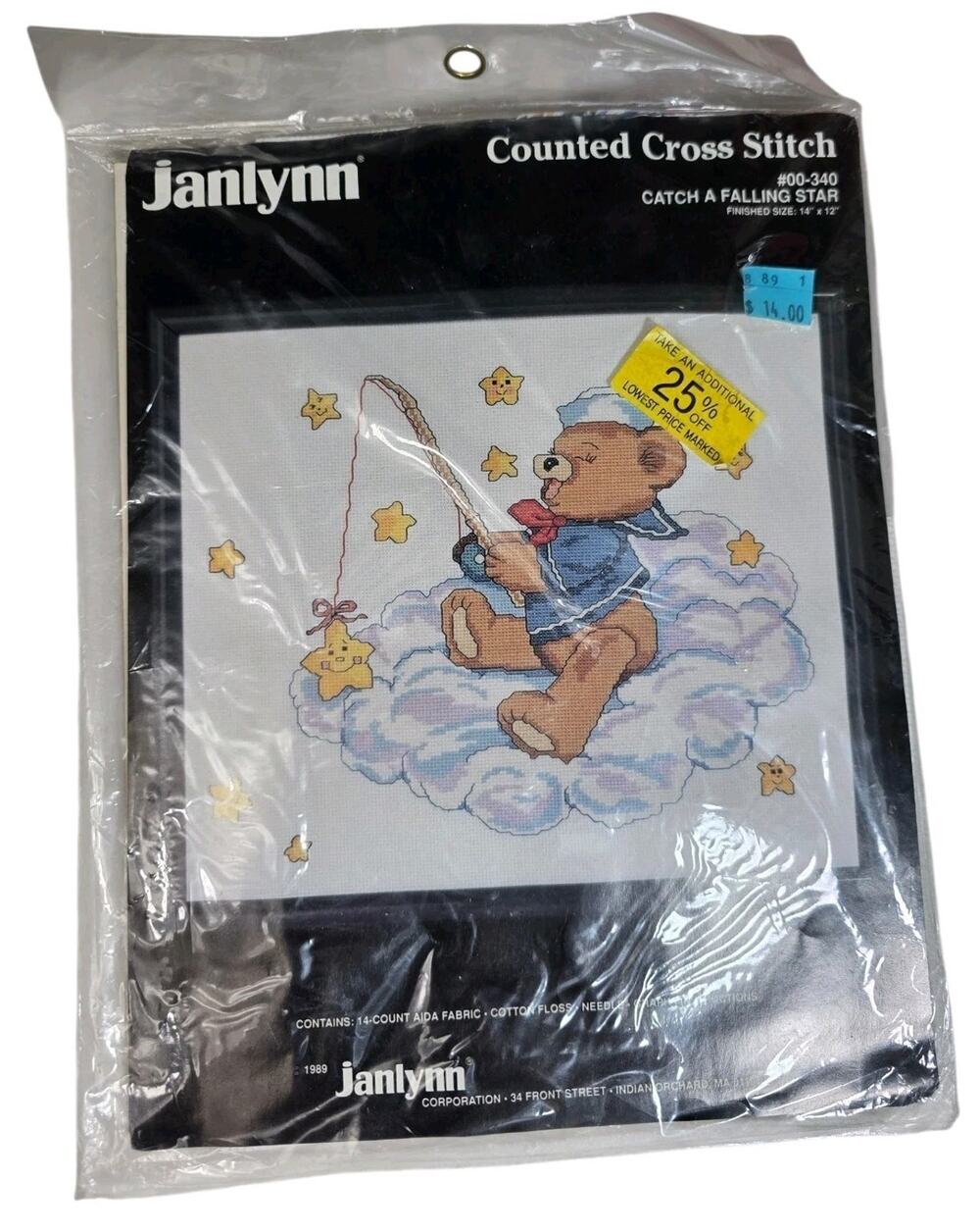 Janlynn Counted Cross Stitch #00-340 "Catch A Falling Star" NIP